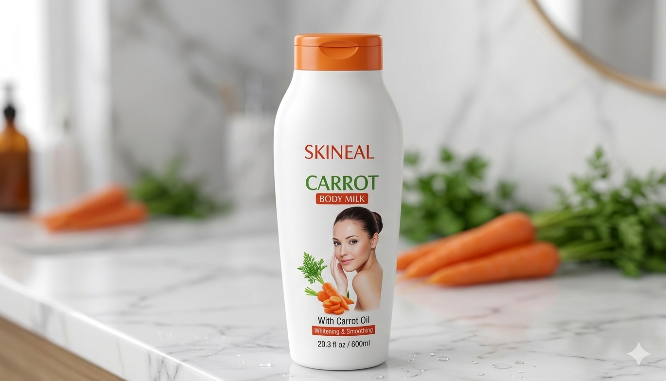 VIXA Skineal Carrot Lightening Body Milk – 500ml