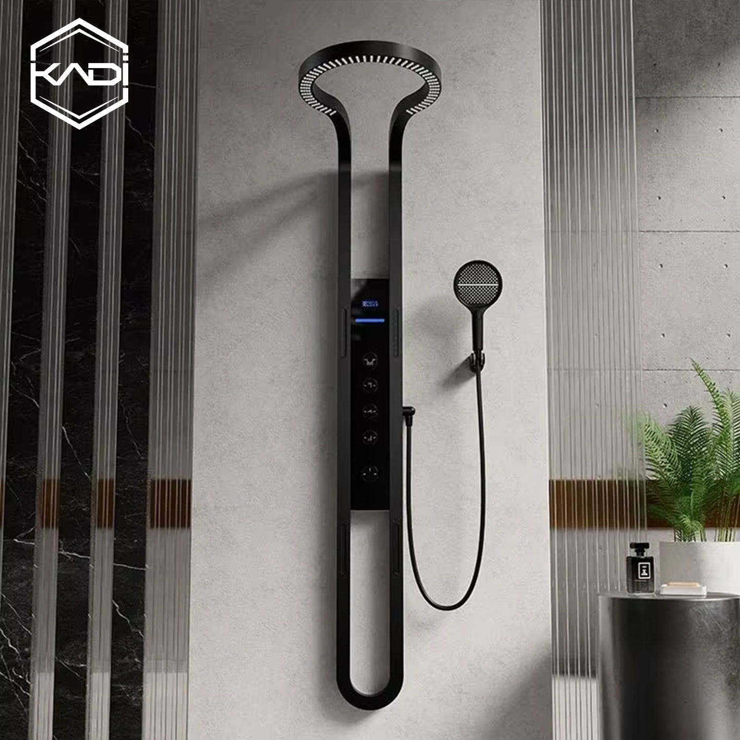 Standing Rainfall Power Shower Panel