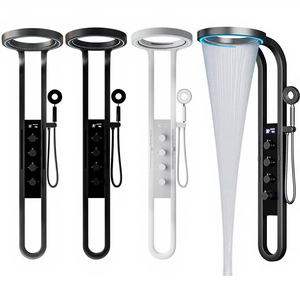 Standing Rainfall Power Shower Panel